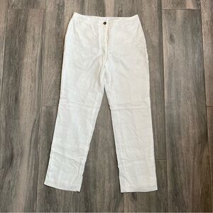 100% Linen Straight Leg Pants